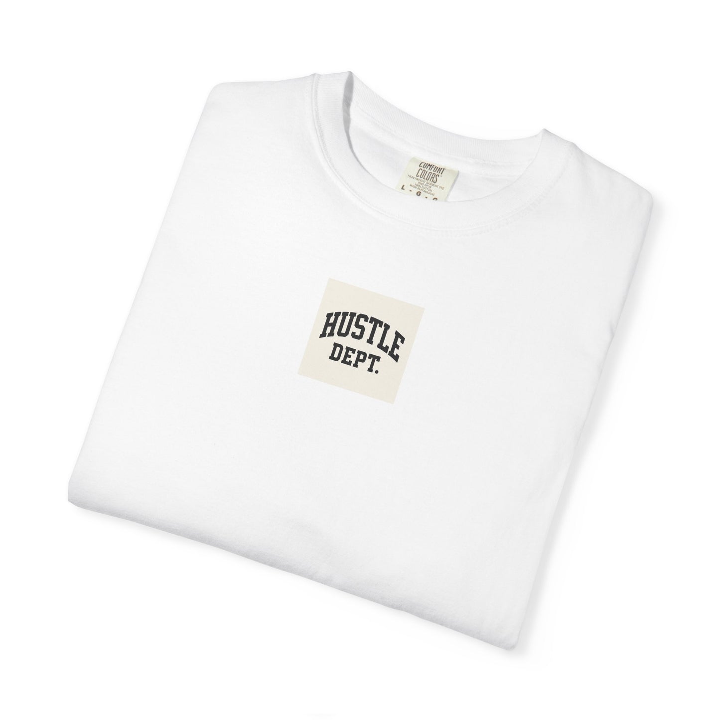 Hustle Dept Unisex Garment-Dyed T-shirt, Motivational Tee, Casual Wear, Gift for Entrepreneurs, Comfortable Everyday Shirt