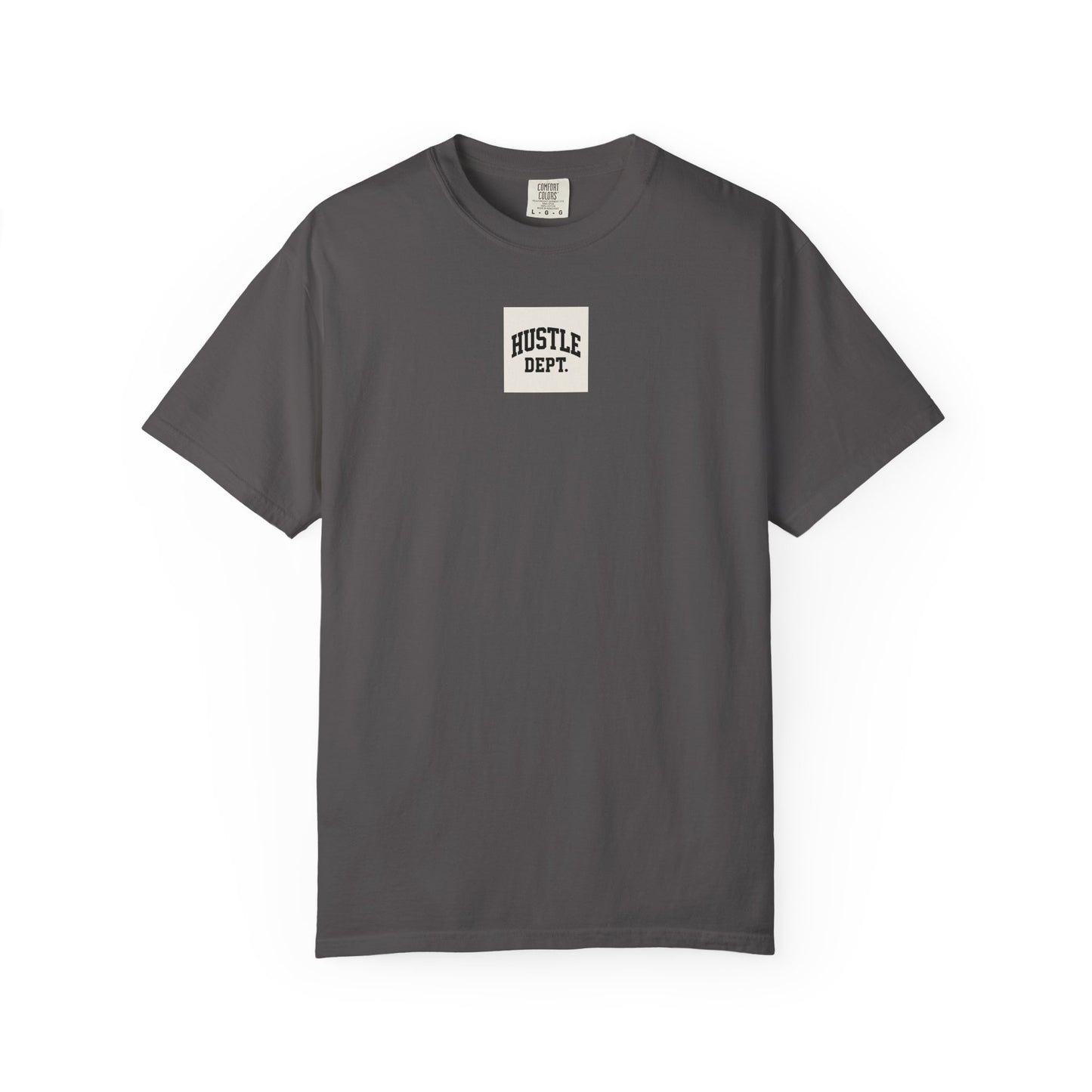 Hustle Dept Unisex Garment-Dyed T-shirt, Motivational Tee, Casual Wear, Gift for Entrepreneurs, Comfortable Everyday Shirt